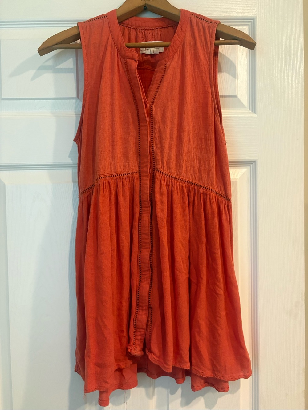 Anthropologie Vanessa Virginia ladder lace tunic boho dress